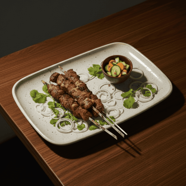 安格斯肋排串 日式烟熏烤鸡肉串