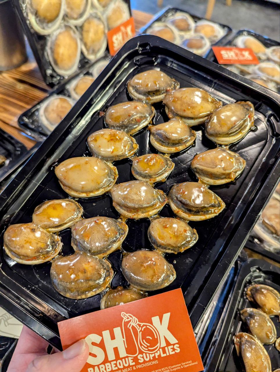 Mala Candid Abalone - Marinated Seafood for BBQ - Shiok BBQ Singapore