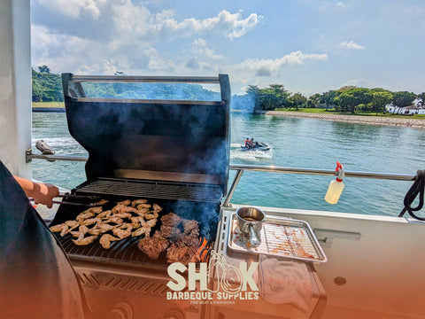 Yacht BBQ with Chef - Premier BBQ with Chef on yacht - BBQ Catering Singapore