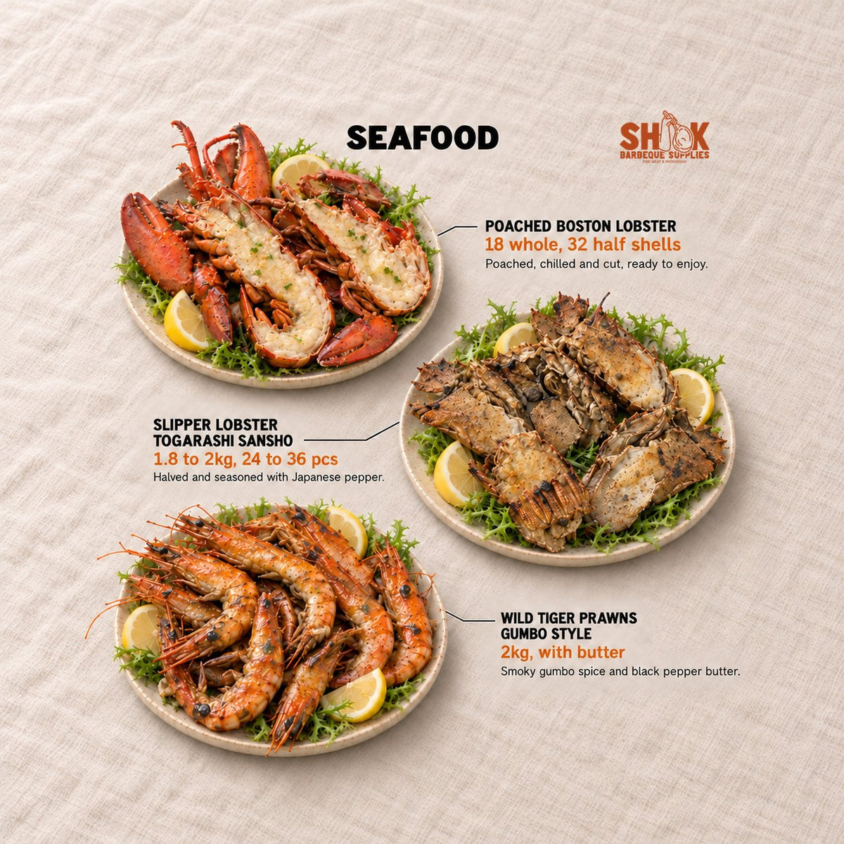 Seafood in the Ocean BBQ Set (16-20 pax), Shiok BBQ Singapore