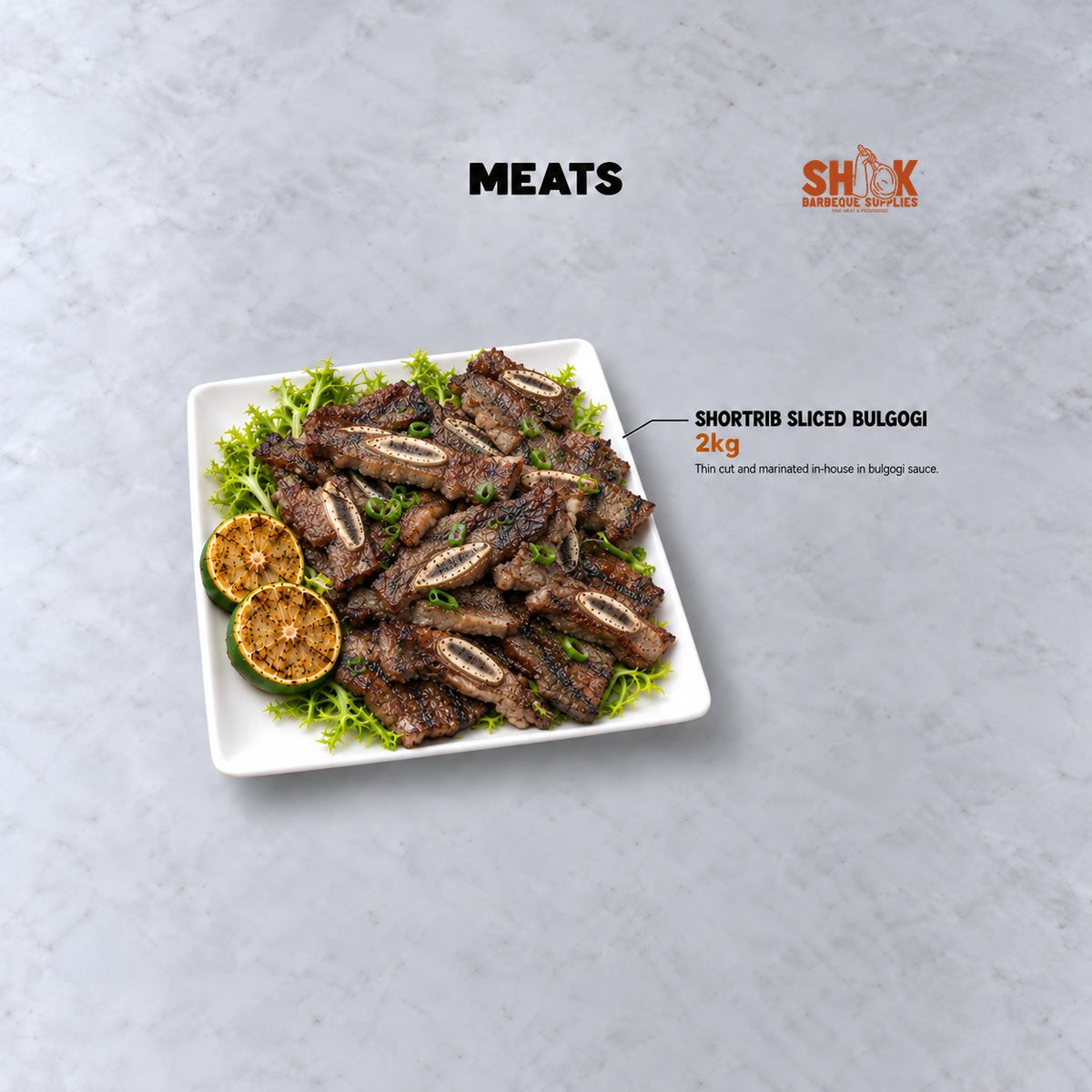 Shortrib Sliced Bulgogi in the Shiok Shiok Bargain BBQ Set (16-20 pax), Shiok BBQ Singapore