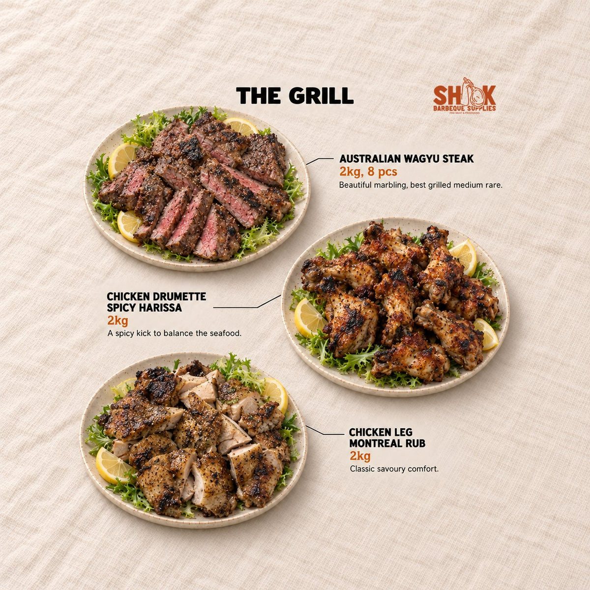 The Grill in the Shiok Atas Ultimate BBQ Set (16-20 pax), Shiok BBQ Singapore