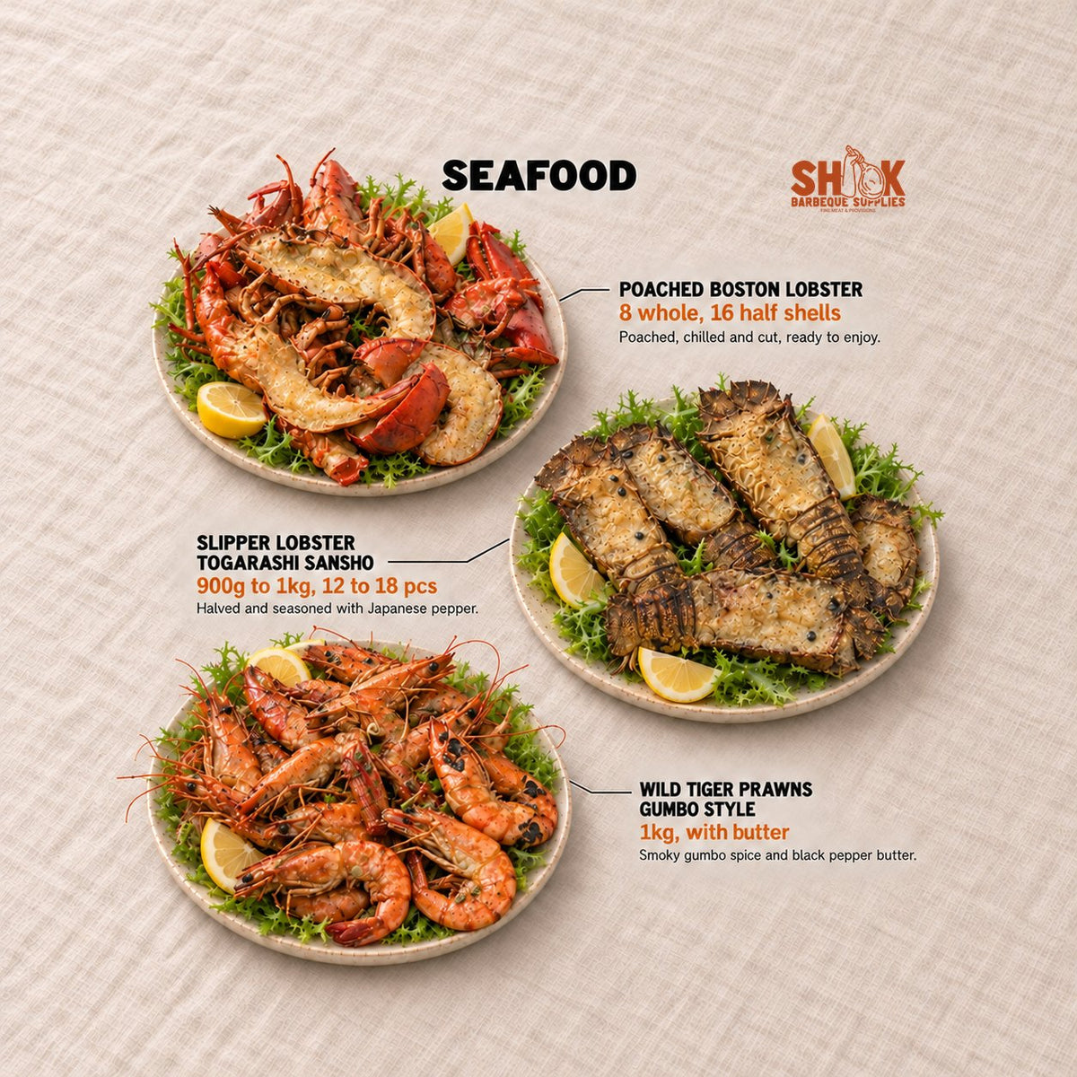 Seafood in the Ocean BBQ Set (8-10 pax), Shiok BBQ Singapore