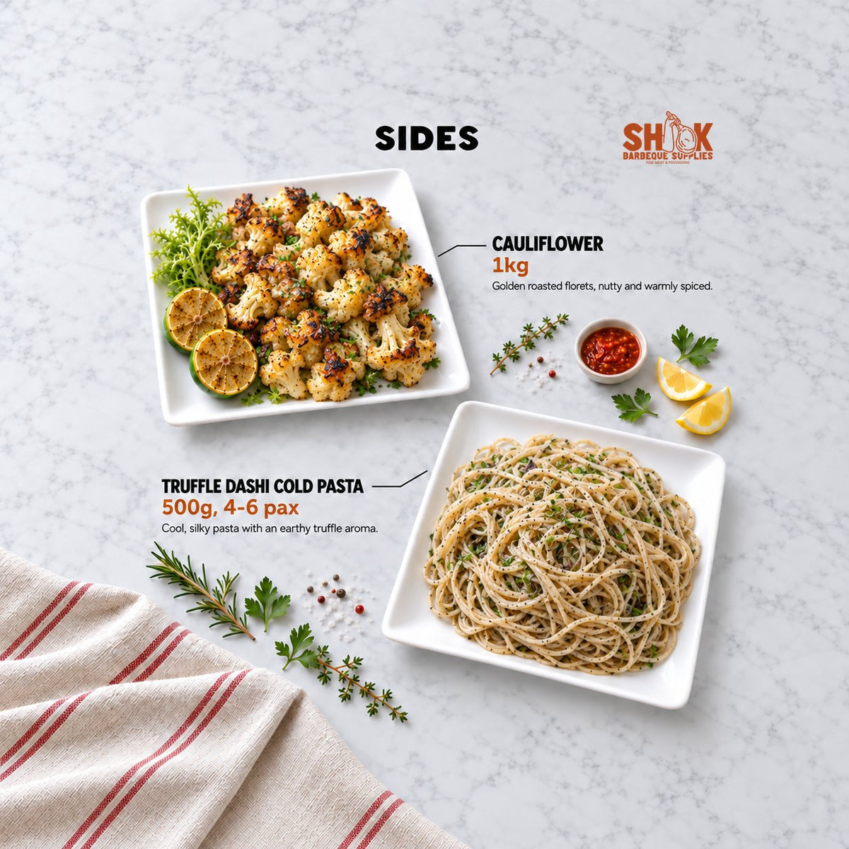 Sides in the Classy SHIOK BBQ Menu, Shiok BBQ Singapore