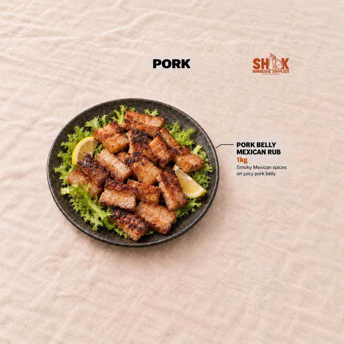 Pork Belly in the Nice To MEAT You BBQ Set (30-40 pax), Shiok BBQ Singapore
