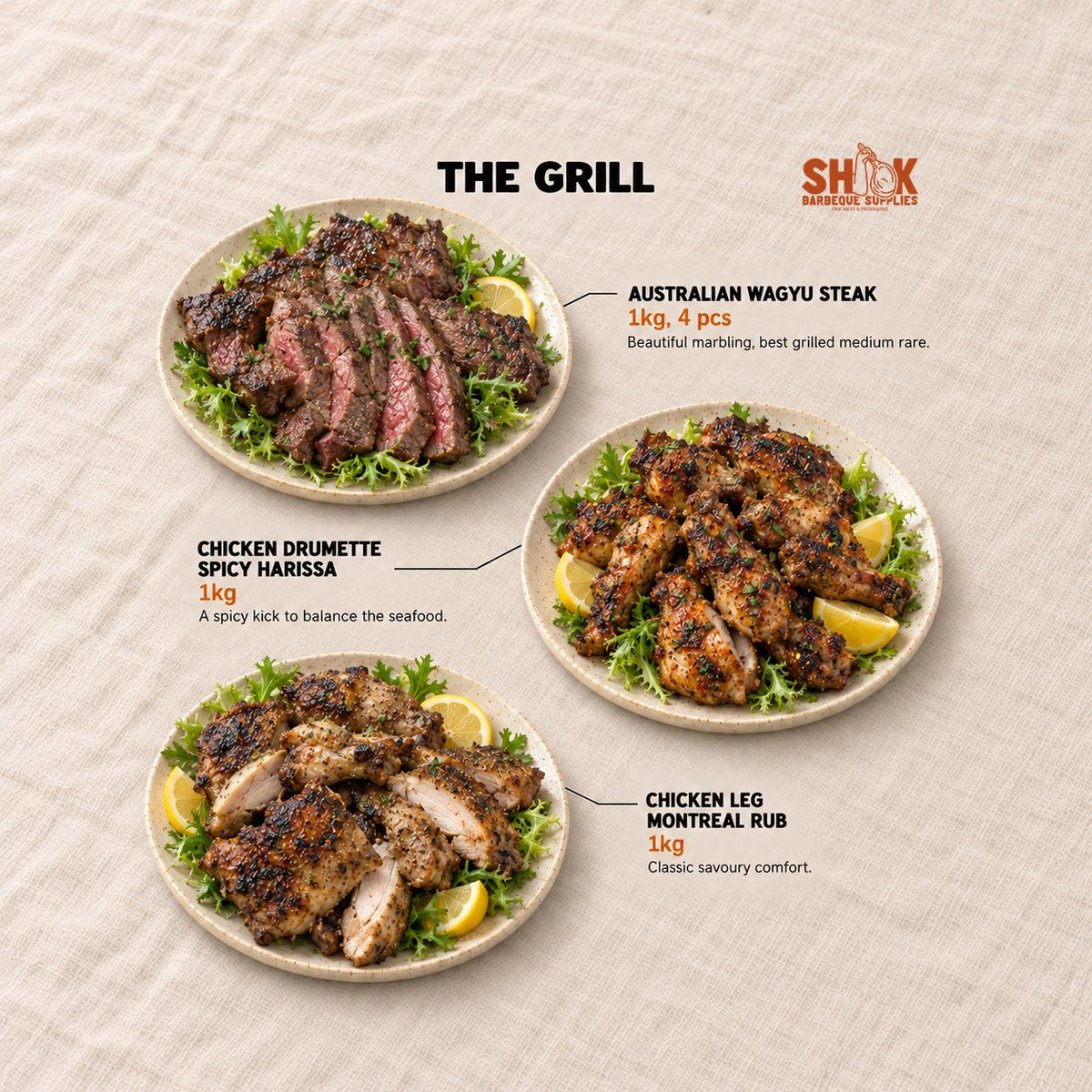 The Grill in the Shiok Atas Ultimate BBQ Set (8-10 pax), Shiok BBQ Singapore