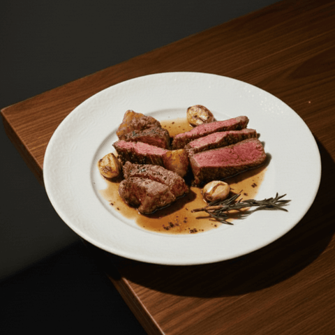 American Wagyu Top Sirloin Rosemary & Garlic Marinated – 500g/Pkt