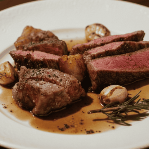 American Wagyu Top Sirloin Rosemary & Garlic Marinated – 500g/Pkt