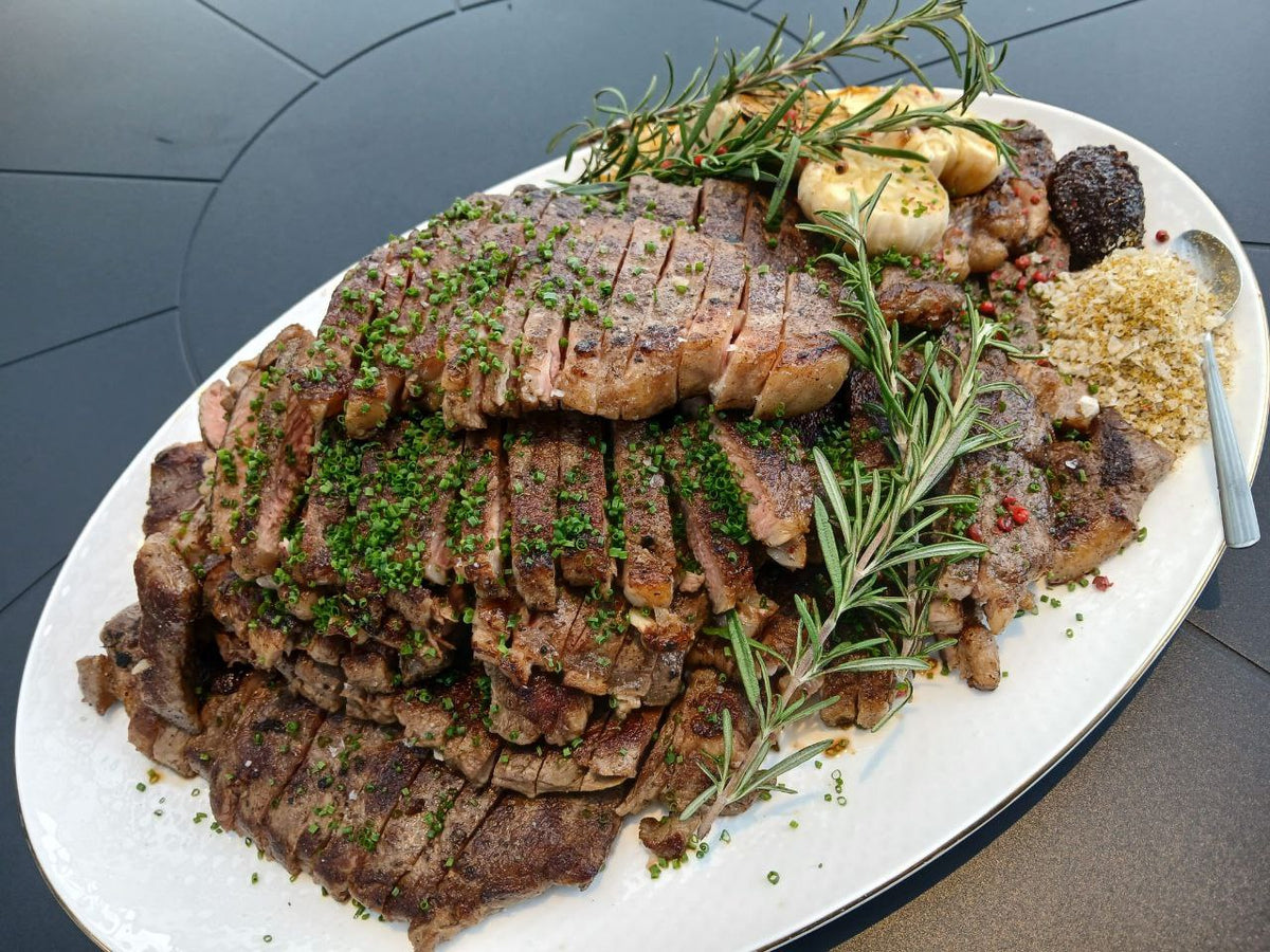 Angus Striploin Juniper Rub - Marinated Beef Singapore - Shiok Barbeque Catering Food Singapore