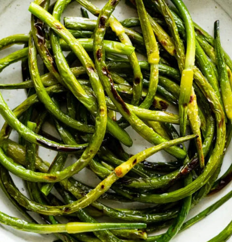 Baby Garlic Shoots | BBQ Vegetables