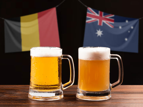 Belgium vs Australia Beer Bundle - Shiok BBQ Beer - Alcohol Package