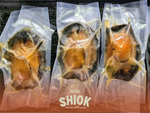 Black Gold Abalone braised in ginger dashi stock - Shiok Barbeque Wholesale - Seafood Grocery