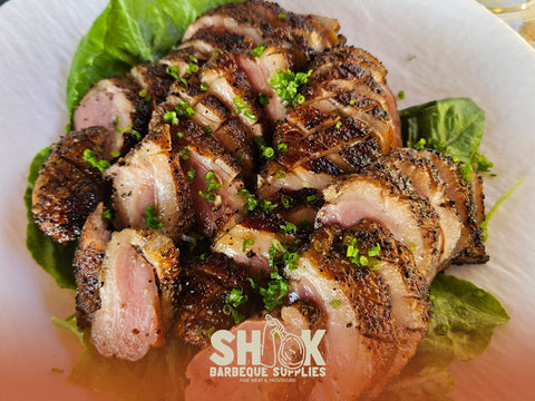 Black Pepper Duck Breast - Marinated BBQ Meat - Shiok BBQ Catering