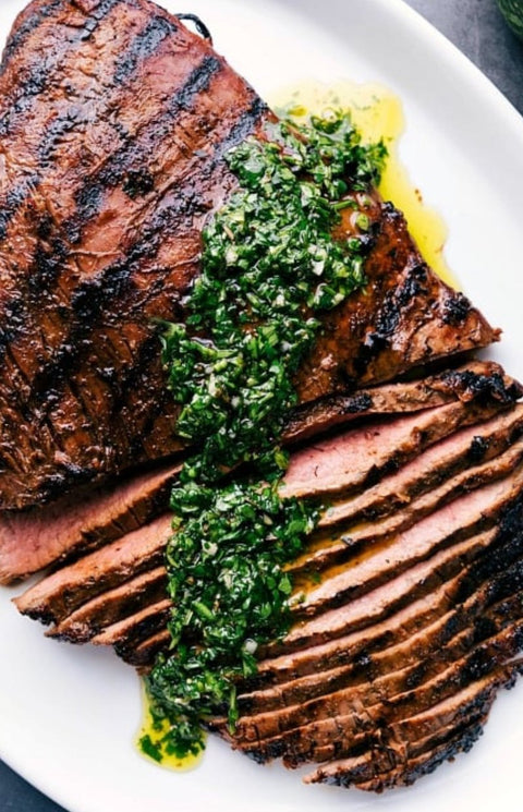 Black Angus Flank Steak Provencale | Marinated Meat