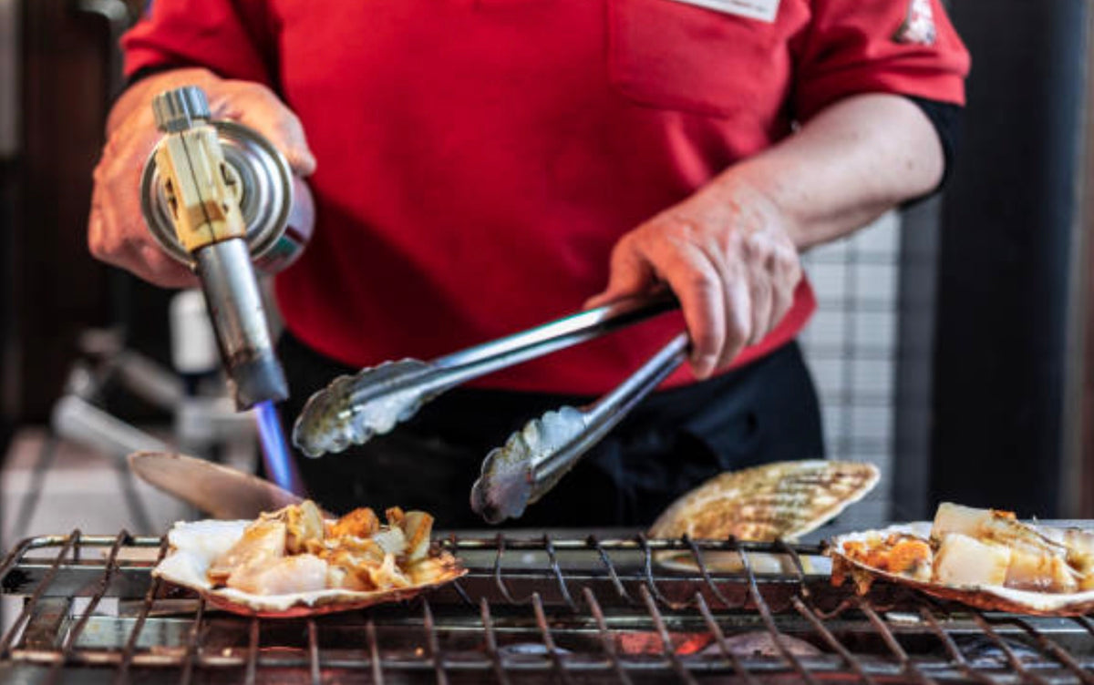 Blow Torch with Gas Canister – Perfect for Searing & Finishing Touches | BBQ Tools & Accessories