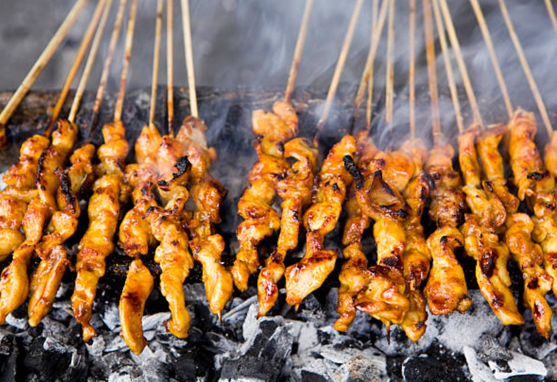 Chicken Satay - BBQ Marinated Meat - BBQ Food Singapore