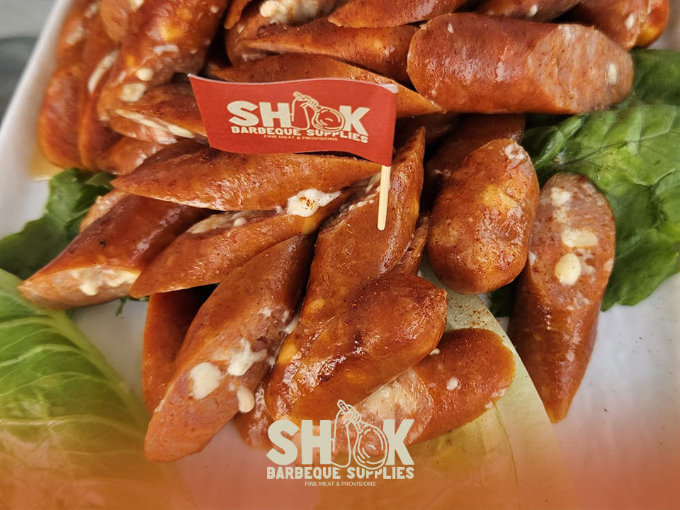 Chicken Sausage Cheese - Shiok BBQ Catering