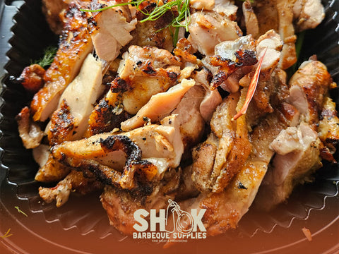 Chicken Thigh Jamaican Jerk - Marinated BBQ Meat for BBQ Catering