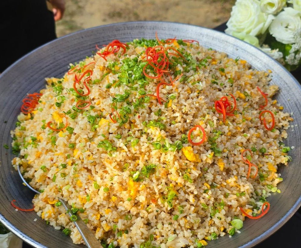 Crab Meat XO Fried Rice 蟹肉XO炒饭 | Live Station Catering