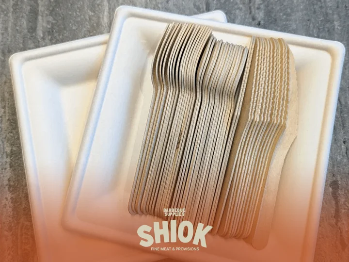 Eco-Friendly Disposable Sets - BBQ Tools and Accessories for Barbeque Party
