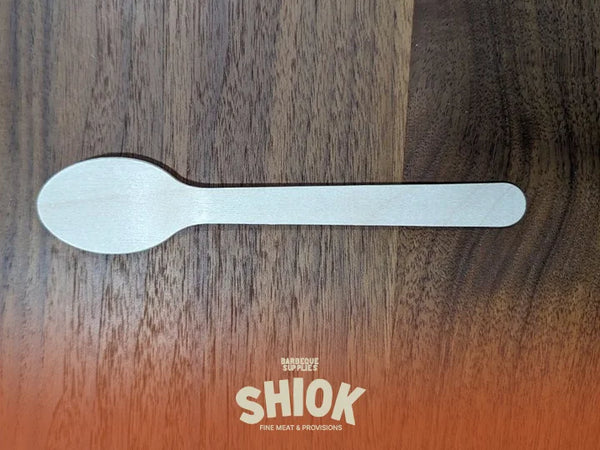 Eco-Friendly Disposable Spoon - BBQ Tools and Accessories - Shiok Barbeque Wholesale Singapore