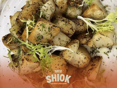 Garlic and Herb Roasted Potatoes - Shiok Barbeque Catering with Chef Service