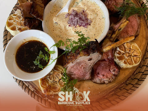 Grilled Lamb Rack - Inhouse Marinated Lamb Meat - Shiok BBQ Catering in Singapore