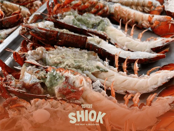 Half Boston Lobster Dill Lemon Garlic  - Shiok Barbeque Catering Singapore