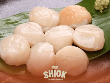 Hokkaido Japanese Scallop ( Premium Sashimi Grade ) - Seafood Grocer Singapore