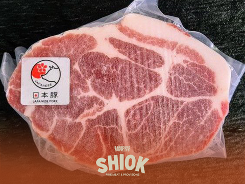 Hokkaido Pork Collar Steak - Shiok Barbeque Catering Wholesale Singapore