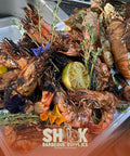 Kampot Black Pepper Wild Tiger Prawns - Shiok Inhouse Marinated Seafood - Barbeque Catering Package Singapore