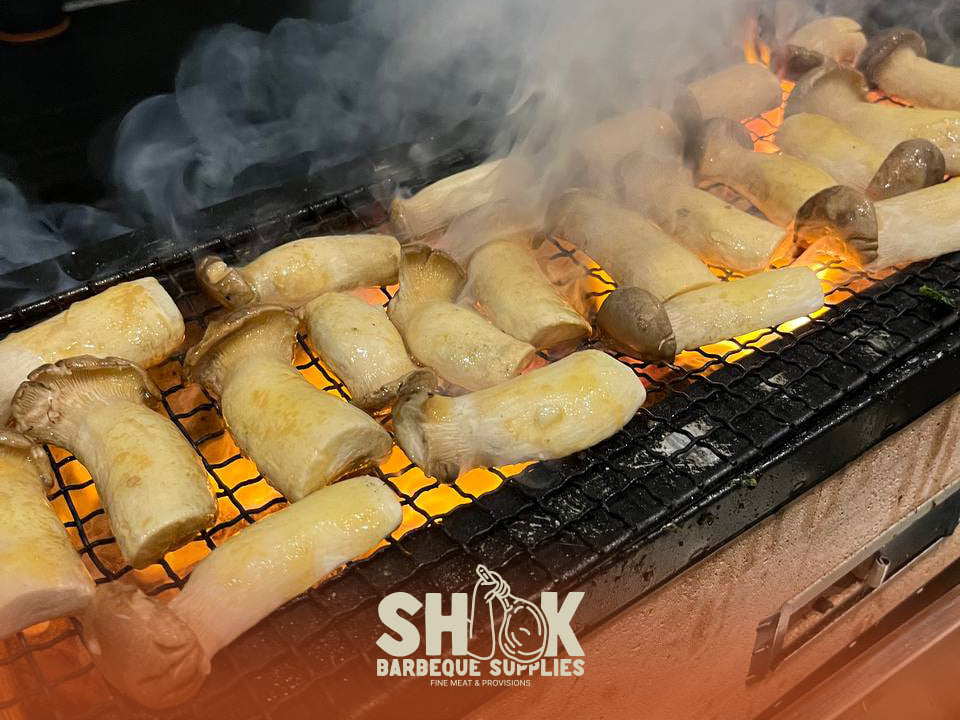 King Oyster Mushroom - Fresh Vegetable for BBQ - Shiok Barbeque Catering Singapore