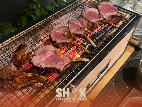 Lamb Rack Zesty Garlic Rosemary and Thyme - Shiok Inhouse Marinated Meat - Barbeque Catering in Singapore