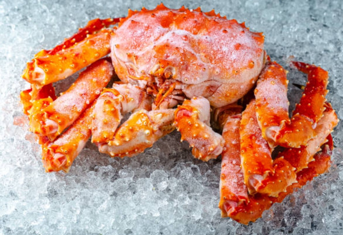 Tsukiji Kanisho King Crab Cluster MEGA Size - Live Frozen King Crab Leg for BBQ - Premium Seafood BBQ Singapore