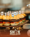 Live Station Burger - Shiok Barbeque Catering with Chef Onsite