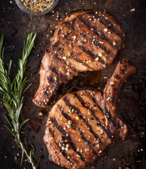 Pork Chop - Balsamic, Maple and Dijon Mustard Glazed - Marinated Pork Chop - Shiok BBQ Wholesale Singapore