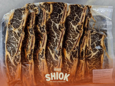 Shortrib Sliced Bulgogi Beef - Marinated Meat for BBQ - Shiok Barbeque Catering Singapore