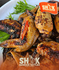 Soy Honey and Lemon Chicken Wings - Marinated BBQ Meat - Shiok BBQ Catering