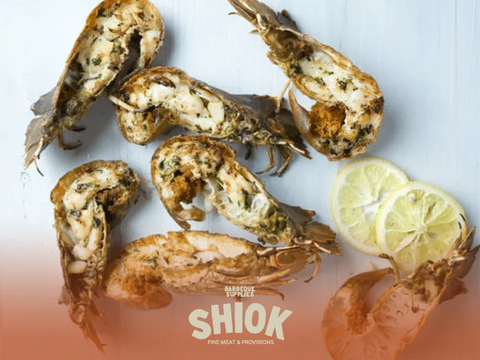 Togarashi Slipper Lobster - Shiok BBQ Marinated Seafood