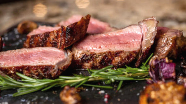 Sliced grilled steak with rosemary, Beef Steak Lover 15-20pax Premium Cuts, Shiok BBQ Singapore