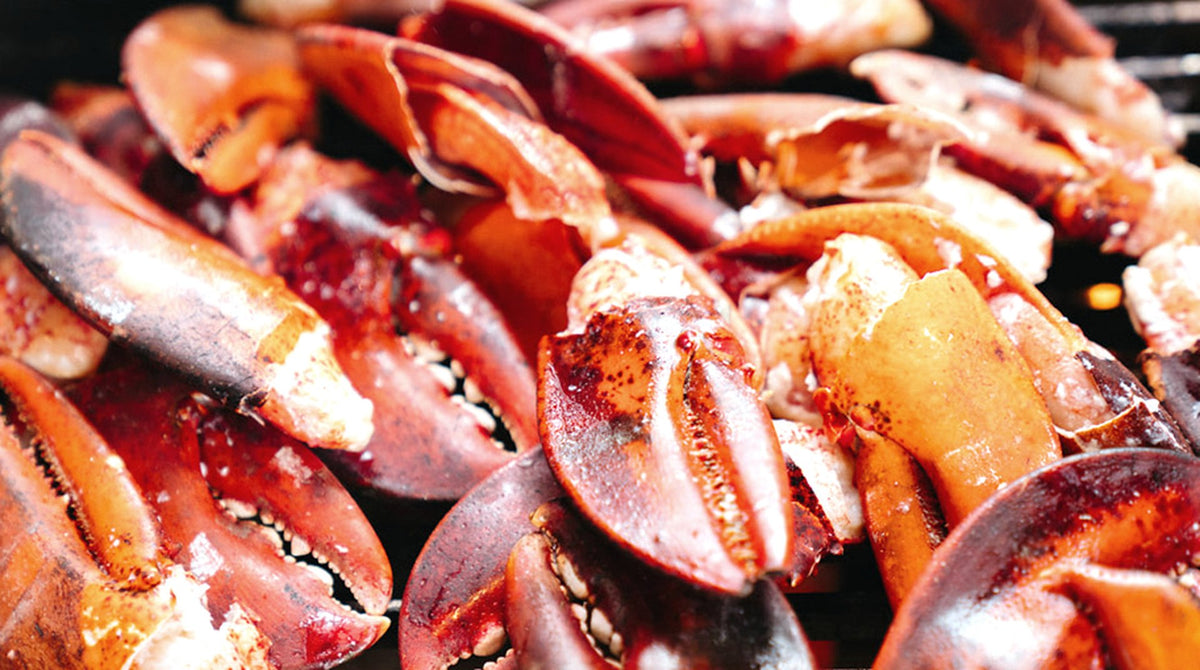 Grilled lobster halves and claws, LOB LOB YOU Premium BBQ 15-20pax, Shiok BBQ Singapore