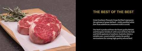 Great Southern Pinnacle Rib Eye Steak mb2+ ( Grass Fed ) 300g