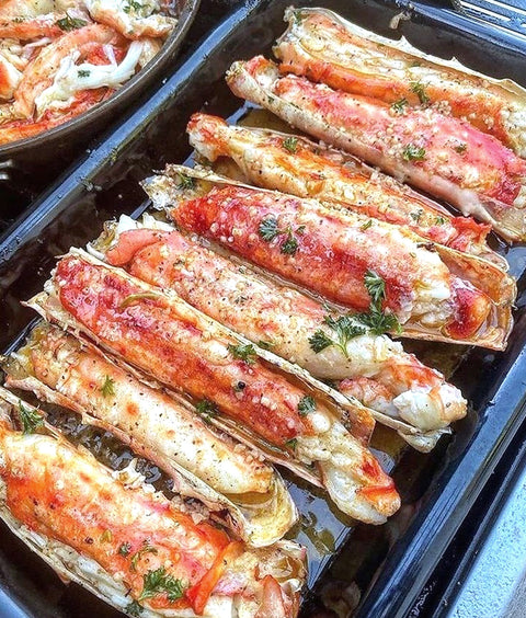 King crab legs on the grill, Shiok Atas Ultimate DIY BBQ Set, Shiok BBQ Singapore