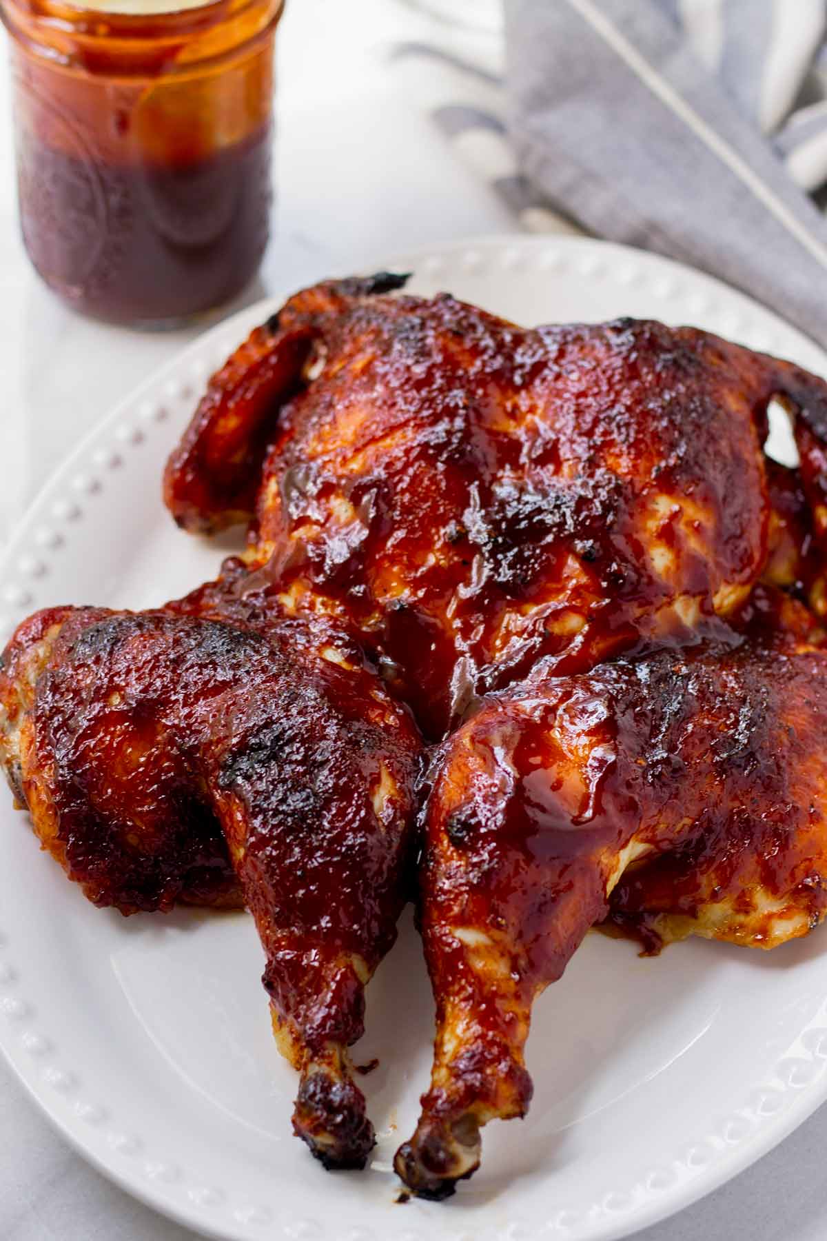 Spatchcock Smoky Yakitori | Marinated Chicken | Shiok BBQ Catering